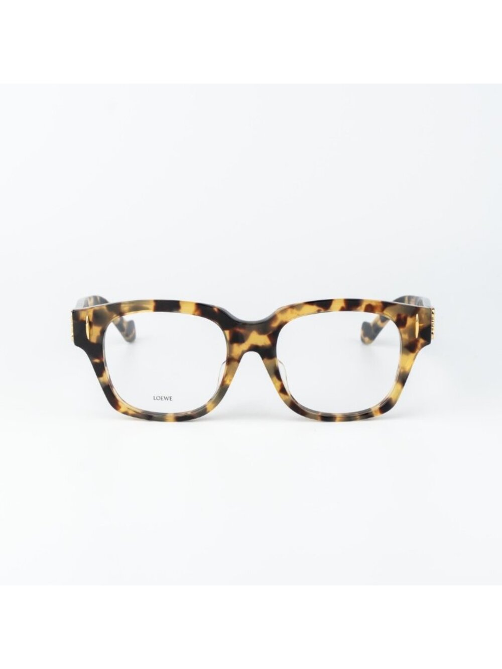 Loewe Men Eyeglasses Brown Havana Demo Square LW50091F 056 NEW AUTHENTIC